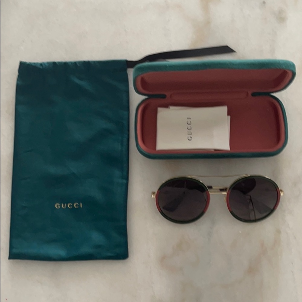 Gucci round gradient sunglasses for women